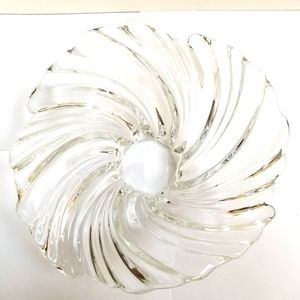 10057 NIB Mikasa Crystal Belle Epoque 11" Dish Bow